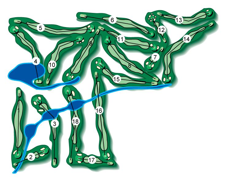 Course Layout Pickaway Golf Course